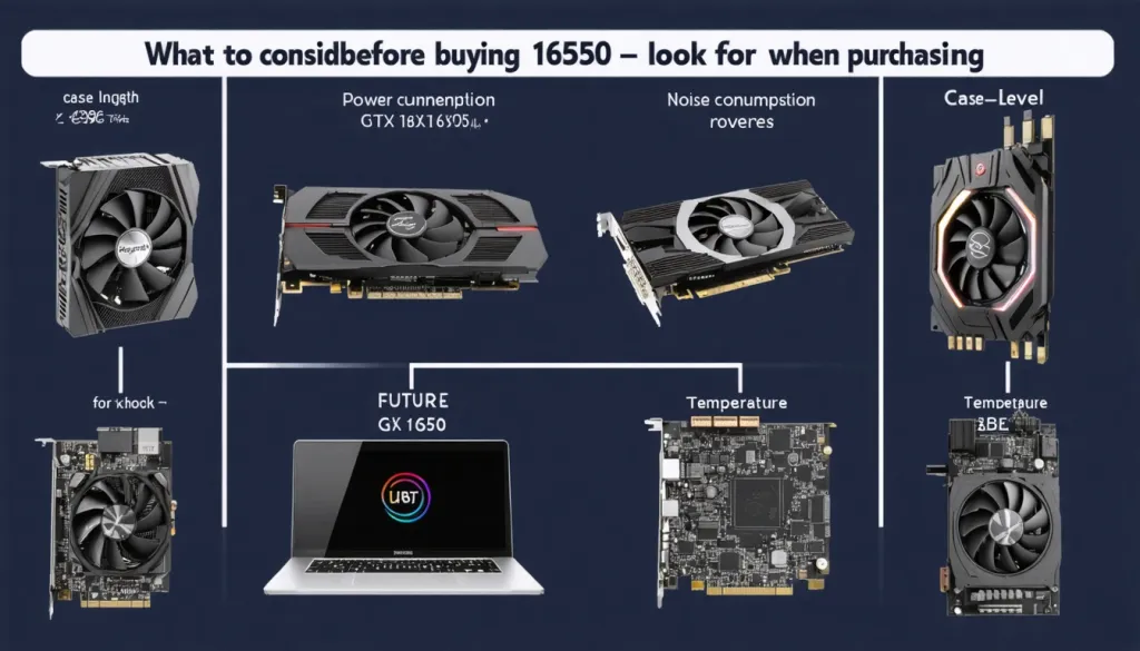 Что учитывать перед тем как купить 1650: на что смотреть при покупке: длина корпуса, энергопотребление, уровень шума, температура и запас актуальности на будущее