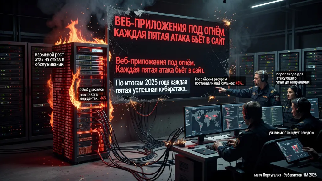 Веб-приложения под огнём. Каждая пятая атака бьёт в сайт